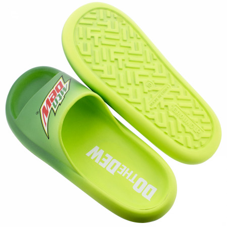 Mountain Dew Do the Dew Men's Comfort Slide Sandals