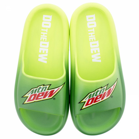 Mountain Dew Do the Dew Men's Comfort Slide Sandals