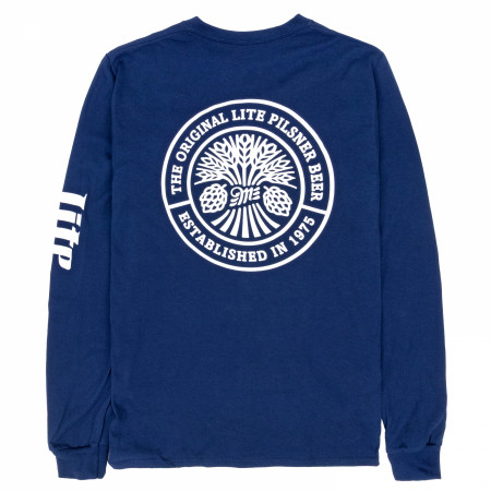 Miller Lite The Original Lite Front and Back Print Long-Sleeve Shirt