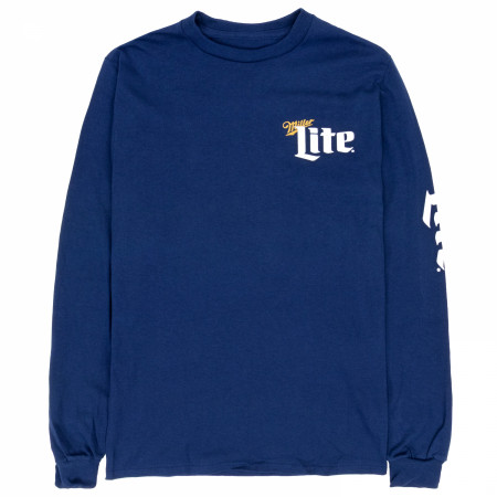 Miller Lite The Original Lite Front and Back Print Long-Sleeve Shirt