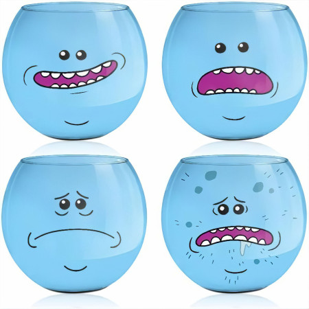 Rick & Morty Mr. Meeseeks 4 PK Shot Glass