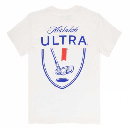 Michelob Ultra Golf Putter Front and Back Print T-Shirt