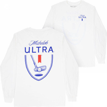 Michelob Ultra Golf Crest White Colorway Long Sleeve Shirt