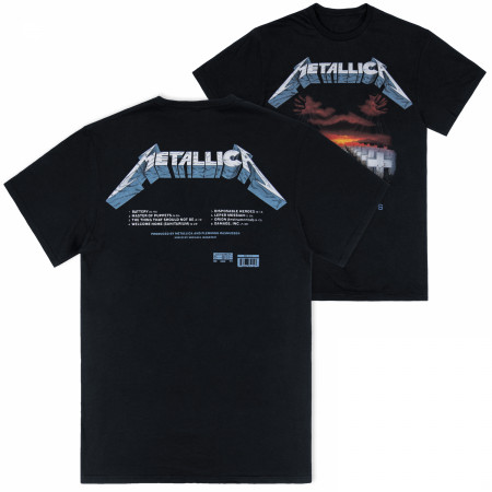 Metallica Master of Puppets Track Listing T-Shirt