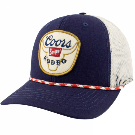 Coors Banquet Rodeo Felt Patch Logo Rope Hat