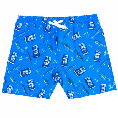 Busch Light Fishing Day Swim Board Shorts