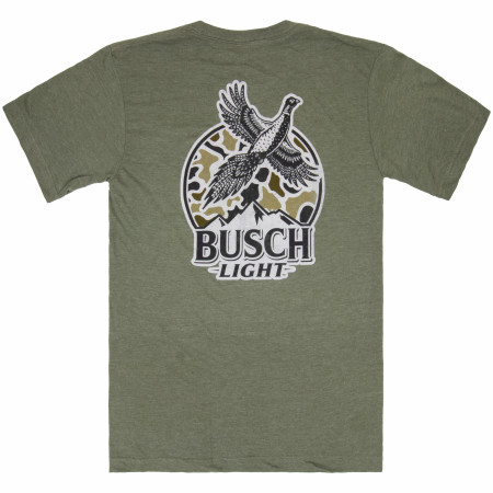 Busch Light Pheasant Hunting Forest Green T-Shirt