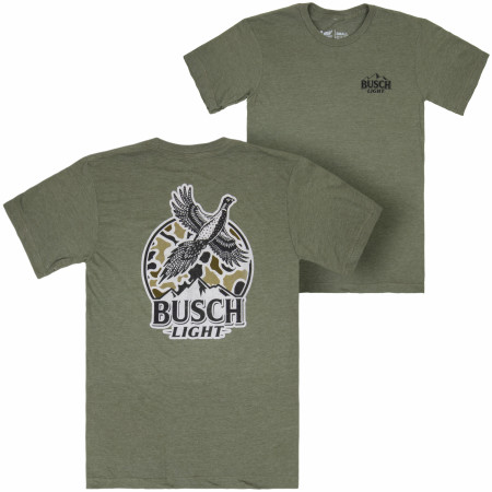 Busch Light Pheasant Hunting Forest Green T-Shirt