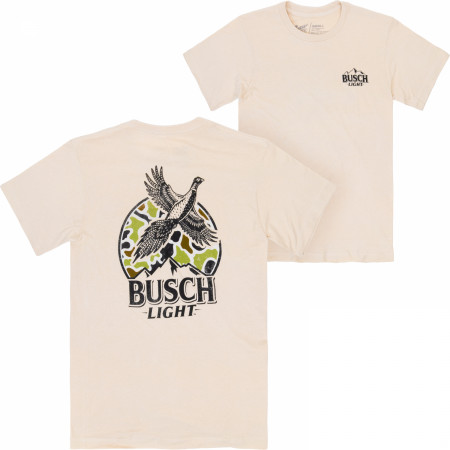 Busch Light Pheasant Hunting Camo Logo T-Shirt