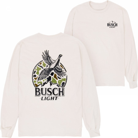 Busch Light Pheasant Hunting Long Sleeve Shirt