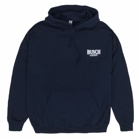 Busch Light Dog Cooler Front & Back Print Pull-Over Hoodie