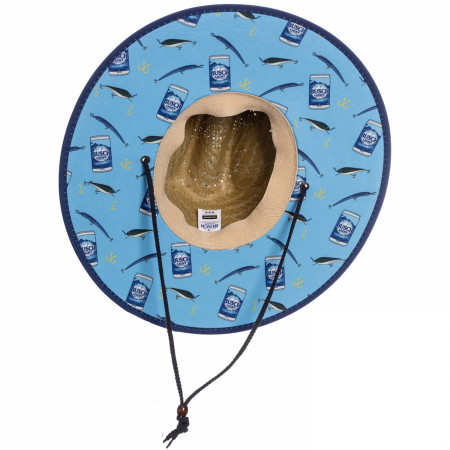 Busch Light Fishing Under Brim Art Lifeguard Hat