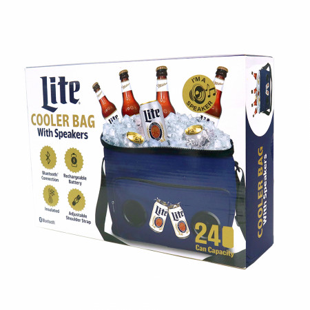 Miller Lite Cooler Bag with Built in Bluetooth Speaker