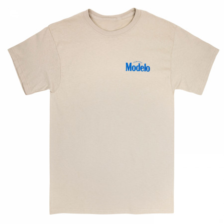 Modelo The Fighting Spirit Front and Back Logo T-Shirt