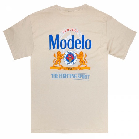 Modelo The Fighting Spirit Front and Back Logo T-Shirt