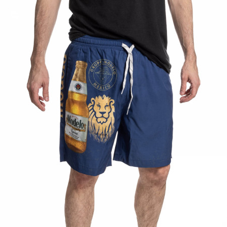 Modelo Especial Golden Logo Board Shorts