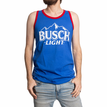 Busch Light Red White and Blue Tank Top