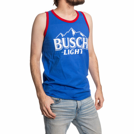 Busch Light Red White and Blue Tank Top