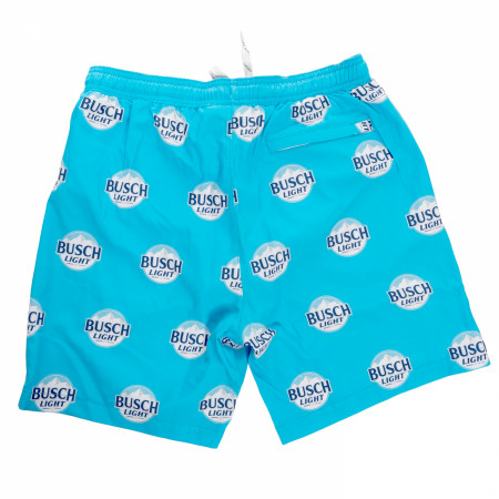 Busch Light Circle Logo Pattern Board Shorts