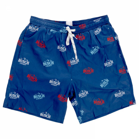 Busch Light Logo Pattern Board Shorts