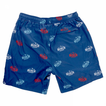 Busch Light Logo Pattern Board Shorts