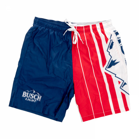 Busch Light Red White and Busch Light Board Shorts
