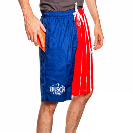 Busch Light Red White and Busch Light Board Shorts