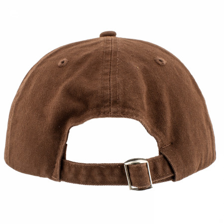 Busch Light Logo Distressed Brown Colorway Adjustable Hat
