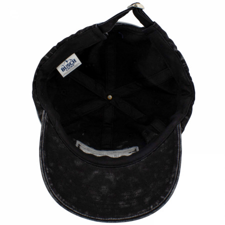 Busch Light Logo Mineral Wash Grey Colorway Adjustable Hat