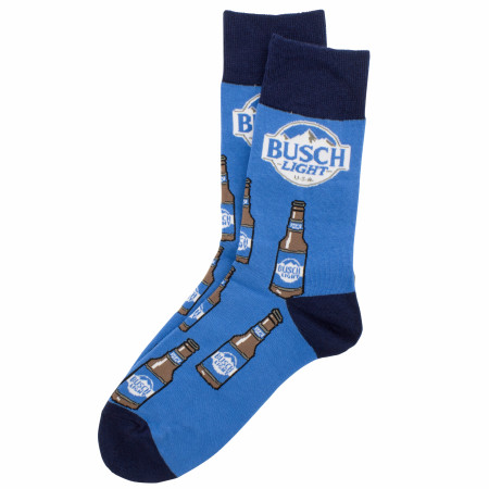 Busch Light Bottles Crew Socks