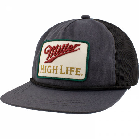 Miller High Life Logo Woven Label Hat