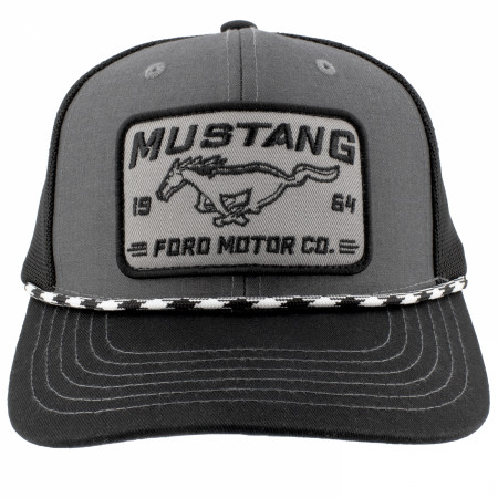 Mustang Embroidered Logo Cotton Twill Rope Hat
