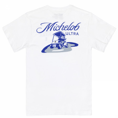 Michelob Ultra Golf Cart Front and Back Print T-Shirt