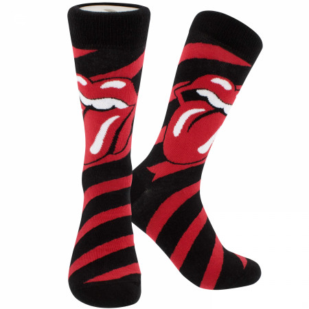 The Rolling Stones Tongue Logo Crew Socks