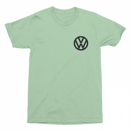 Volkswagen Dog Days Front and Back Print Green Colorway T-Shirt