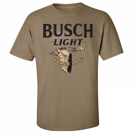 Busch Light Hunting Duck Camo Brown Colorway T-Shirt