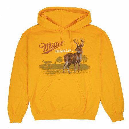 Miller High Life Wildlife Deer Yellow Colorway Hoodie