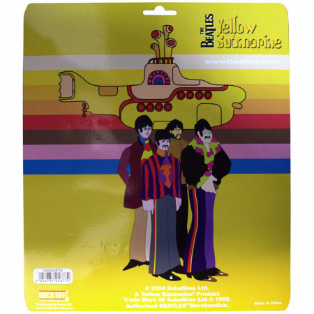 The Beatles Yellow Submarine Heads Embossed Magnet Set