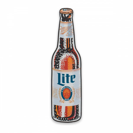 Miller Lite Frosty Bottle Metal Sign