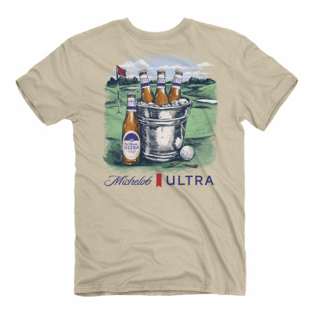 Michelob Ultra Golf Fore Front and Back Print T-Shirt