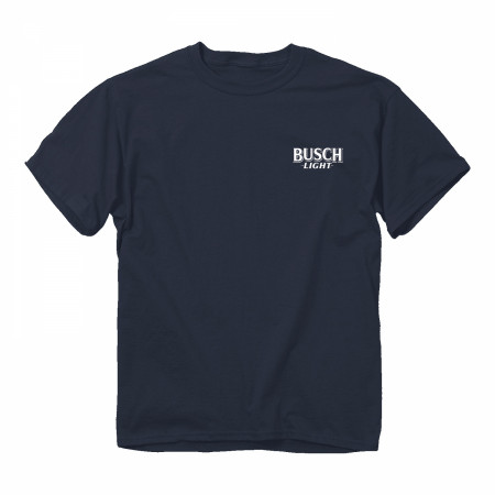 Busch Light Rustle Up A Cold One Front and Back T-Shirt
