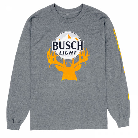 Busch Light Deer Hunter Logo Long Sleeve Shirt
