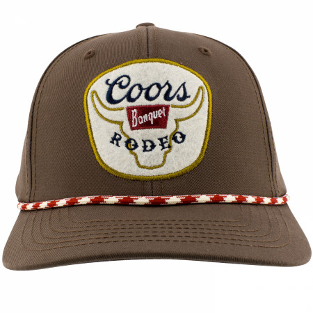 Coors Banquet Rodeo Embroidered Felt Patch Hat