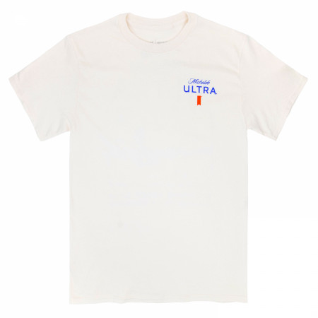 Michelob Ultra Golf Putting Beige Colorway Front & Back Print T-Shirt