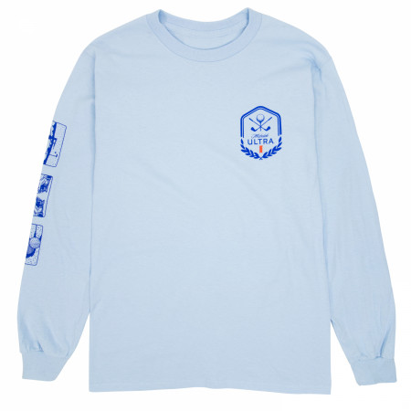 Michelob Ultra Golf Strip Sleeve Print Blue Colorway Long Sleeve Shirt