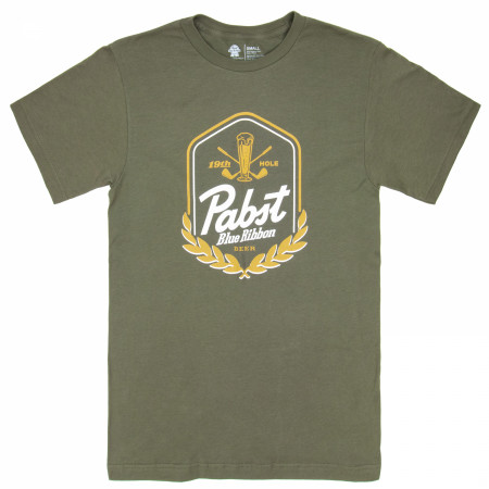 Pabst Blue Ribbon Golf 19th Hole Green Colorway T-Shirt