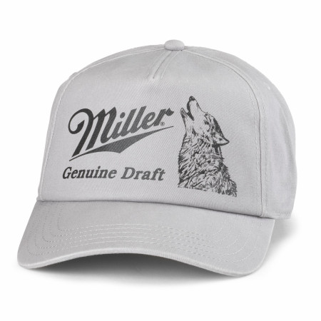 Miller Genuine Draft Grey Wolf Walker Adjustable Hat