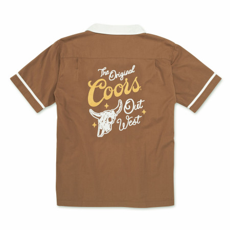 Coors Original Out West Brown Bowling Jacket