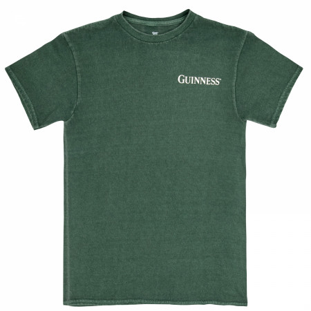 Guinness Time Have This One with Me Crab Front and Back Print T-Shirt
