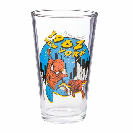 Spider-Man 1962 New York Comic Book Pint Glass